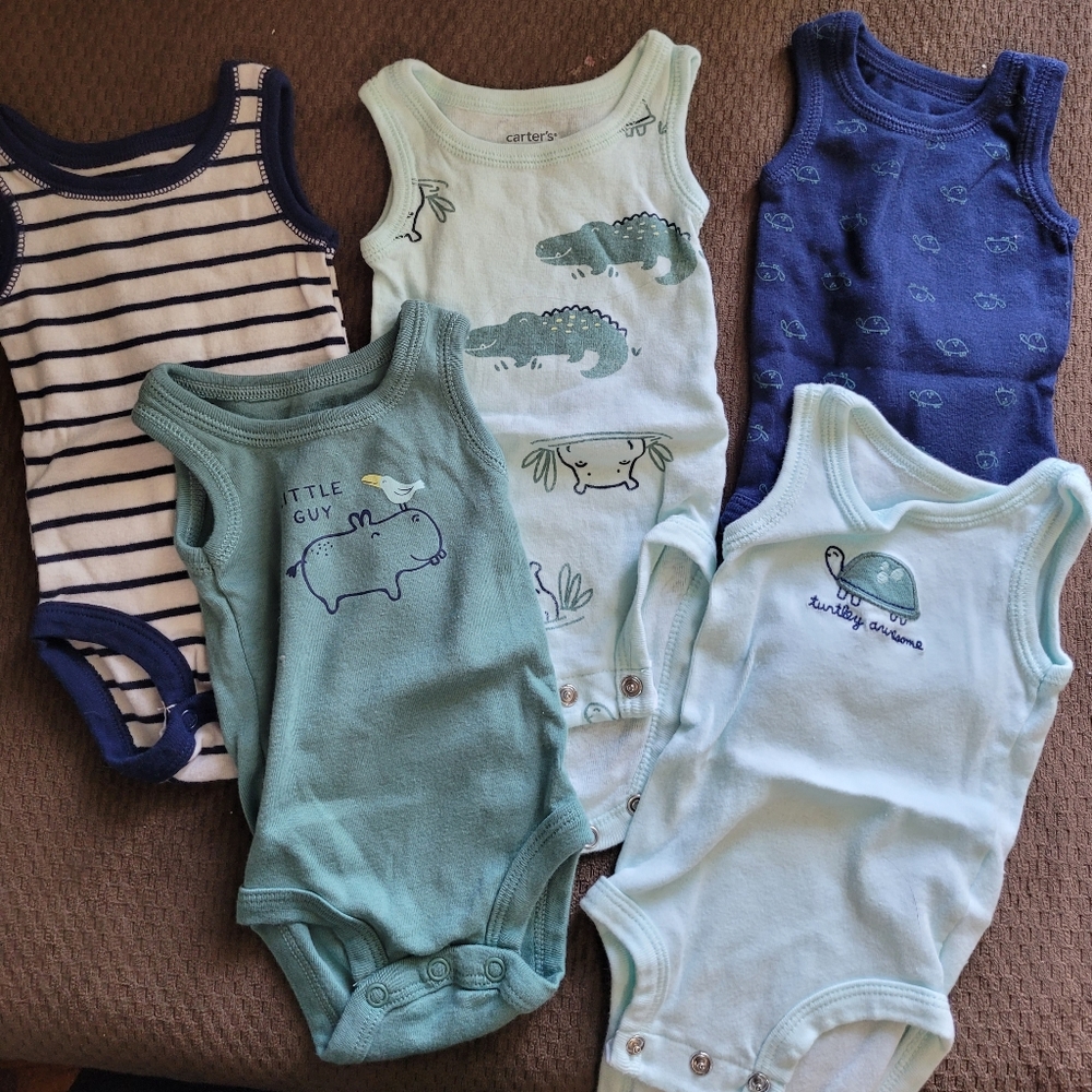 Carters newborn tank onsies